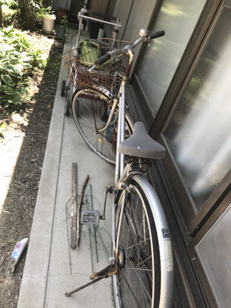 壊れている自転車の回収は