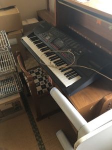 山口県柳井市でキーボード、楽器の不用品回収