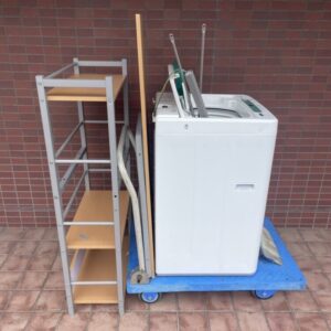 山口県光市で引越しの際に洗濯機、棚など不用品回収