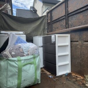 下関市で早朝にお部屋のお片付けで出た不用品回収