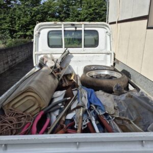 周南市で趣味で使用していた発電機やタイヤなど処分
