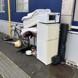 防府市で引越しに伴い冷蔵庫や自転車など処分