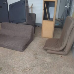 下関市で長年使用していたソファの廃棄